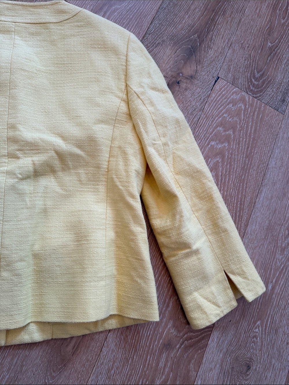 Talbots Yellow Blazer Size 6 - Picture 8 of 8
